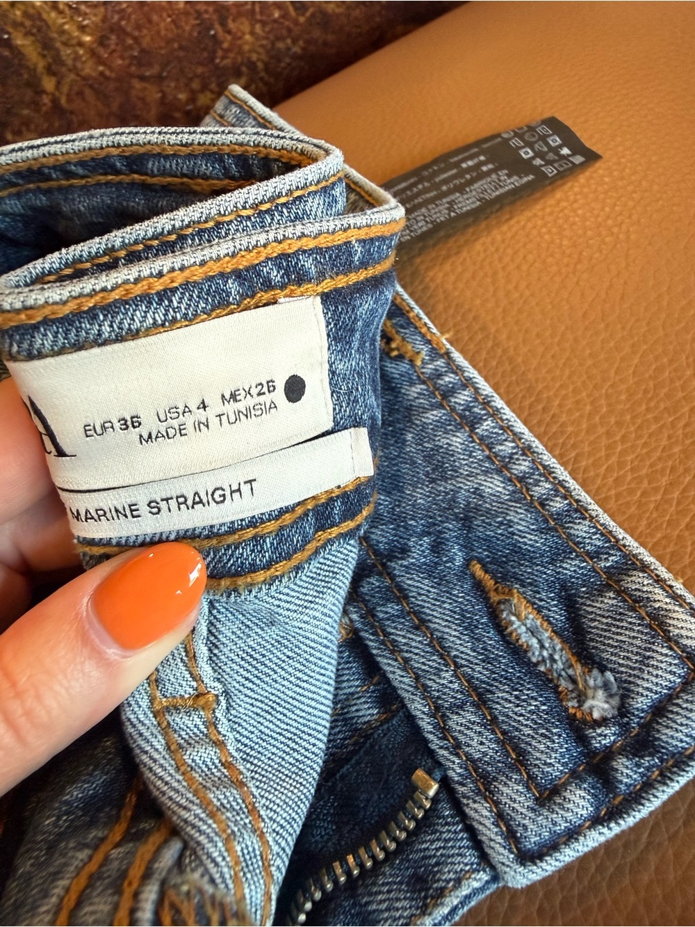 Zara Marine Straight Jeans - Picture 4 of 4